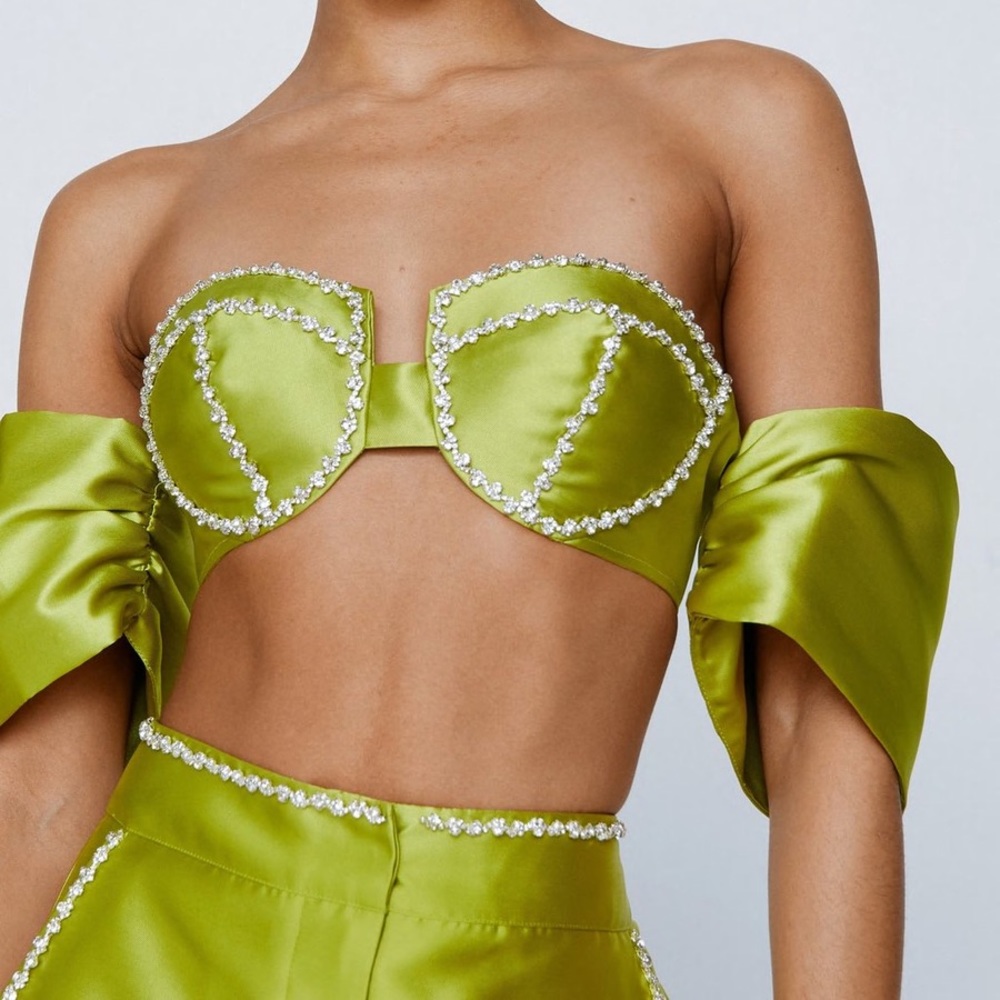 Nasty Gal Embellished Top